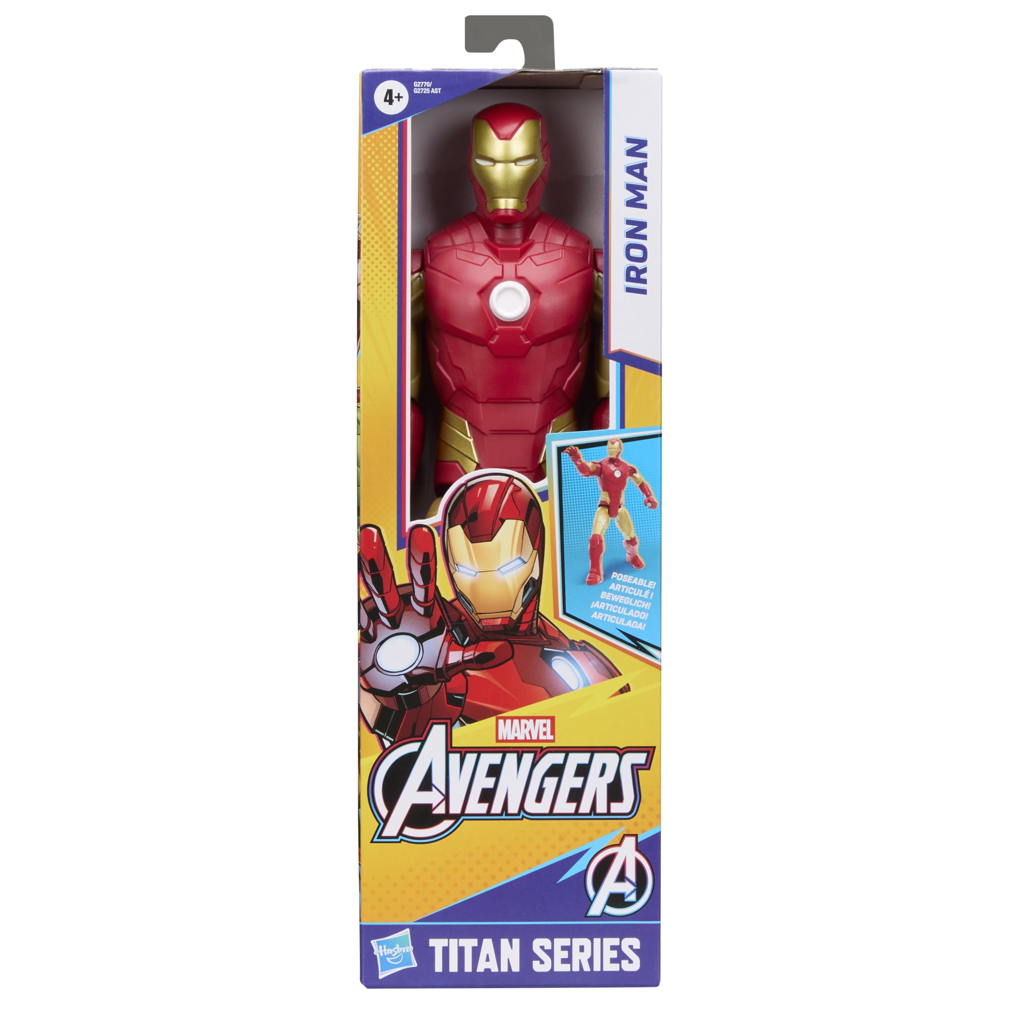 Marvel Avengers Titan Series Iron Man 11.5” (29.2 CM) Action Figure, Ages 4+