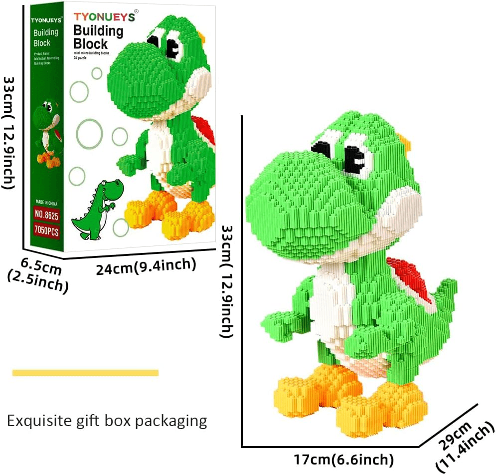 7050 Pieces Micro Building Blocks Set - 3D Mini Puzzle Micro Building Set for Adults & Kids, Educational STEM Building Toy Kit, Creative 3D Miniature Model Building Set with Instructions