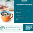 thumbnail image 7 of Kook 25-Oz Soup Cup Travel Mug with Handle & Microwave Lid, Set of 2 Blueberry & Orange, 7 of 7