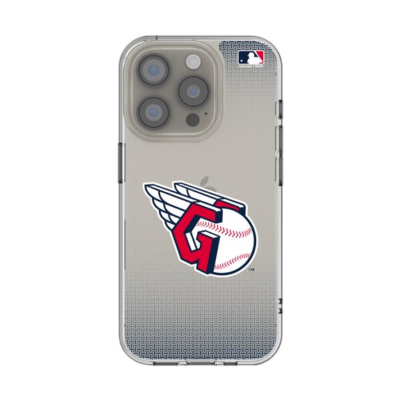 Cleveland Guardians Linen Logo iPhone Clear Case