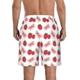 thumbnail image 3 of Naloa Strawberry Men's Beach Shorts, Surfing shorts, Swim trunks, Quick Dry Swim Trunks for Surfing Beach Fun - X-Large, 3 of 9