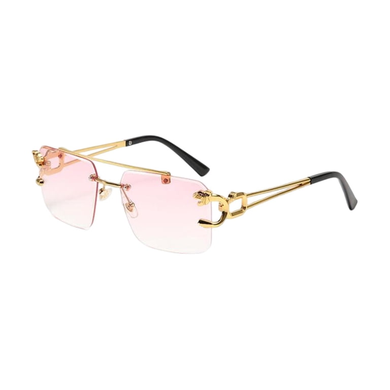 Rectangle Frameless Glasses Rimless Sunglasses Eye Glasses  display picture 3