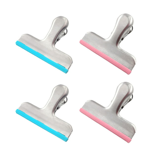 Hweilai Bag Clips, 4 Pack, Bag Clips, Food Bag Clips, Bag Clips, Food Clips