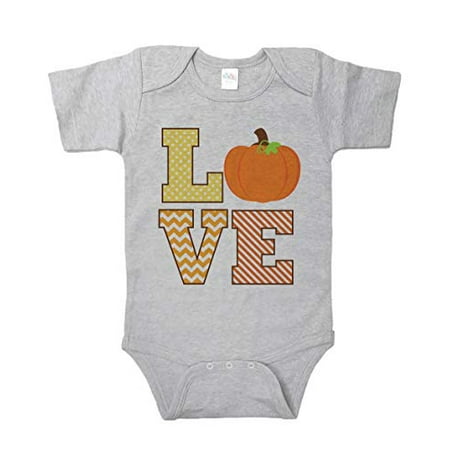 

7 ate 9 Apparel Baby s Love Fall Thanksgiving Onepiece Grey