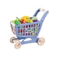 thumbnail image 3 of Carrito de compras para niños Baoblaze Carrito de supermercado multifuncional juguete azul, 3 of 8
