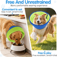 thumbnail image 2 of Dog Recovery Collar, Soft Cones for Dogs after Surgery, Dog Cone Collar for Wound Healing & Anti-Licking, Blue-Green, 2 of 7