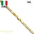 thumbnail image 3 of Cadena Figaro 1220 Dorada Oro 10k 50cm Color Dorado Romantika Joyas dorado, 3 of 4