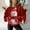 Red, variant on Tetras Women 2024 Fall Top,Christmas Fashion Women's Casual Ladies Printed Loose Long Sleeve Round Neck Blouses Tops,Hoodless Sweatshirts
