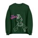 thumbnail image 4 of Sudadera navideña MIARHB para mujer adulta, informal, de manga larga, con cuello redondo y estampado navideño, sudadera con capucha y estampado del Grinch, tallas S-2XL, 4 of 4