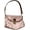B-pink, variant on Denim Hobo Bag for Women PU Leather Shoulder Crossbody Bag Retro Armpit Purse Handbag Pleated Totes Top Handle Bag