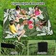 thumbnail image 4 of VUNATE Outdoor Rug Carpet 8'x10' Waterproof Reversible Patio Rug Portable Indoor Outdoor Rug Plastic Straw Rug for Beach RV Camping Garden Picnic Deck Backyard Tropical Porch Decor Green, 4 of 8