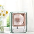 thumbnail image 1 of Ventilador de aire acondicionado portátil USB perfecl Recargable personal con spray Humidificador, 1 of 8