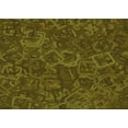 thumbnail image 1 of Ahgly Company Machine Washable Indoor Rectangle Transitional Dark Yellow Green Area Rugs, 2' x 5', 1 of 7