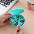 thumbnail image 4 of 7 Day Portable Organizer Day Routine Compartmentalized For Easy Use Bright Colors Compact And Convenient Tight Snap Closure And Proof Snack Holder 3 Cup Glass Storage Containers with Lids Soup Lunch, 4 of 8