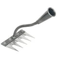 thumbnail image 4 of figatia Garden Rake Lawn Loosening Practical Sturdy Versatile Heavy Duty Hand Tool for Gardening Outdoor Homeowners Yard Cultivating 5, 4 of 8