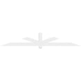 thumbnail image 2 of 96"W x 16"H x 2"D x 4"F, 4/12 Pitch, Kennewick Architectural Grade PVC Gable Bracket, 2 of 8