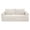 Beige White, variant on 55" Convertible Futon Sofa Bed,Folding Boneless Couch with Sleeper Sofa,Fold Out Floor Sofa with Deep Seat,Cloud Corduroy Foldable Mattress Couch for Living Room,Black