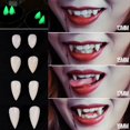 thumbnail image 3 of Halloween Cosplay Maquillaje Props Nightglow Dientes De Vampiro/Diablo Hombre Lobo Zombie Colmillos/DIY Sólido Dentadura Autoadhesiva Diente Falso/Resina Luminosa Pequeños Tigre, 3 of 4
