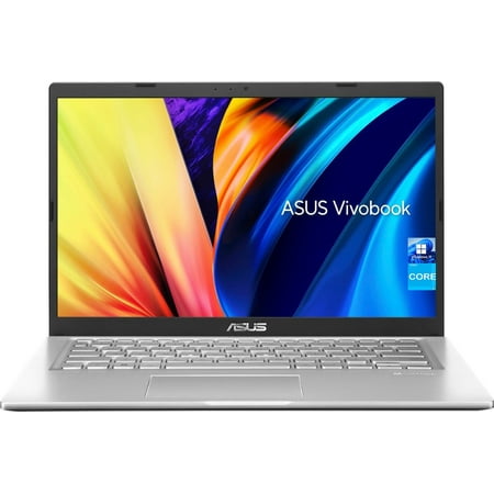 ASUS Vivobook 14 Inch Laptop for College Students, Intel Core 11th Gen i3-1115G4, Windows 11 Home, 8GB RAM, 256GB SSD, Intel UHD Graphics 770, Bluetooth, Webcam, Silver