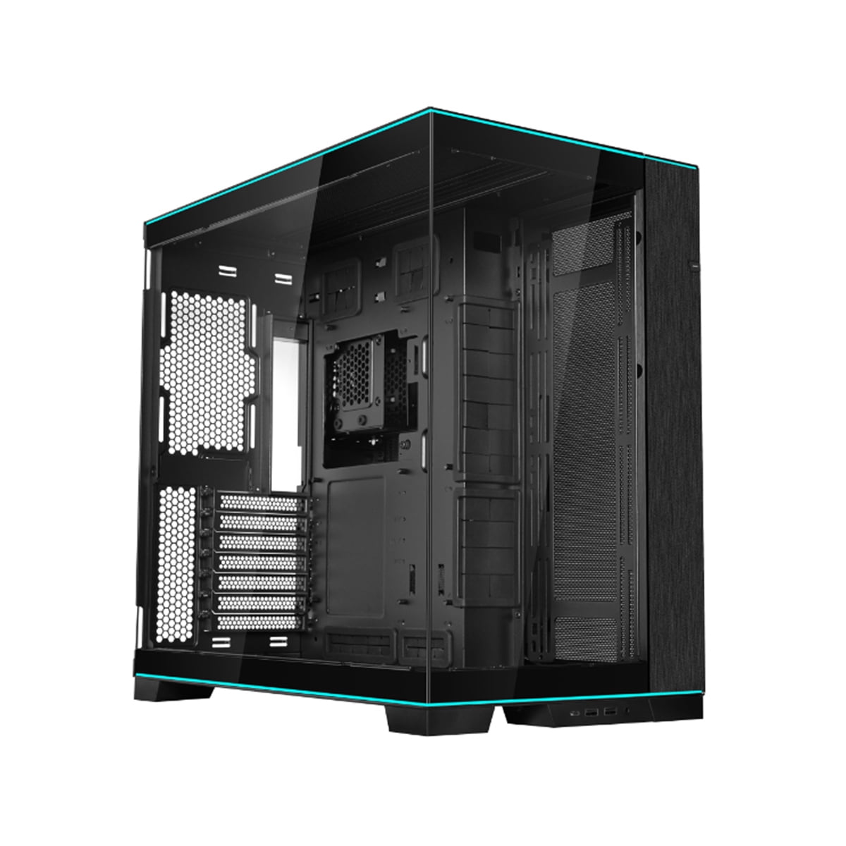Lian-Li Case O11DERGBW Full Tower TG 2x3.5"HDD or 2.5" SSD White Retail