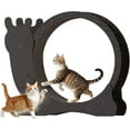 thumbnail image 1 of Homall Roue d'Exercice pour Chat, Grande Roue de Course d'Exercice de 48 Pouces pour Chat avec Mécanisme de Verrouillage/roue Silencieuse/piste Tapis, Tapis Roulant pour Chats d'Intérieur, Noir, 1 of 7