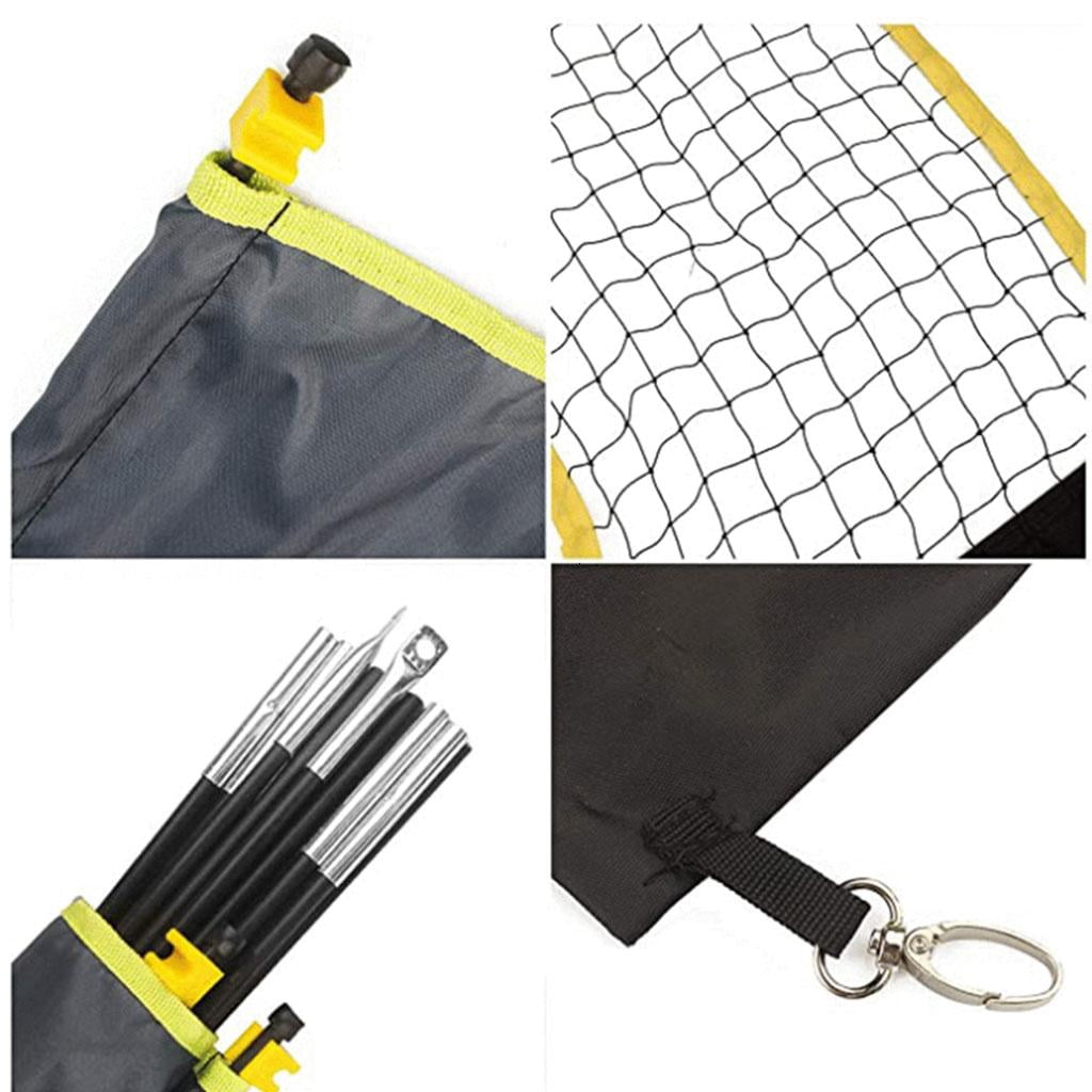 Yihuala Foldable Badminton Set Easy Standard Volleyball Net For Professional Tennis Training Indoor Outdoor Sports