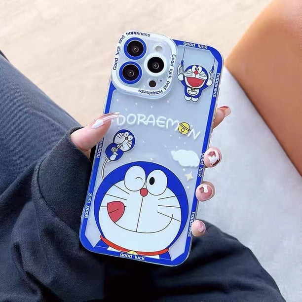 Funda Samsung A53 A73 5G A03 CORE S21 S20 FE S22 PLUS Note 20 ultra J7 prime A21S M33 M53 A23 5G Lindo Doraemon Transparente Suave