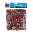thumbnail image 3 of Red Bandana Print Tableskirt - Party Supplies - 1 Piece, 3 of 4