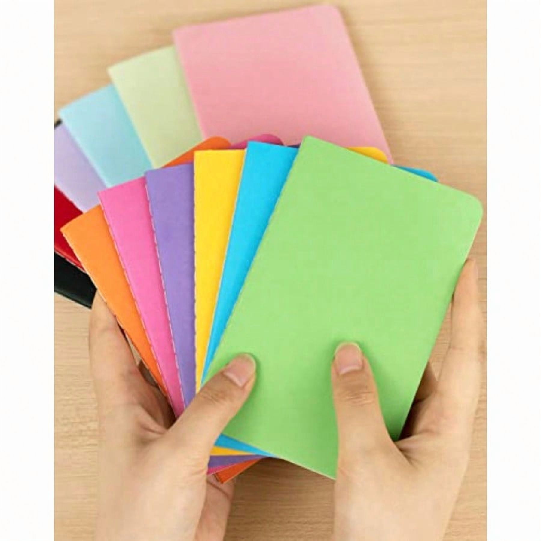 Small Lined Notepads Bulk 120 Pack Mini Journal Pocket Notebooks Set Colorful Cover Notebooks for 3.5 x 5.5 Inches 30 Sheets/60 Pages