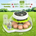 thumbnail image 3 of Automatic  Incubator for Hatching Chickens, Quails, Ducks, Parrots, Geese - Holds 8 Eggs, 3 of 6