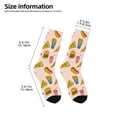thumbnail image 2 of Rocae Hamburger Pizza Coke for Girls Boys Crew Socks,Children's Socks, Kids Socks, Toddler Socks: Daily Wear with Kids School Uniform, 2 of 5
