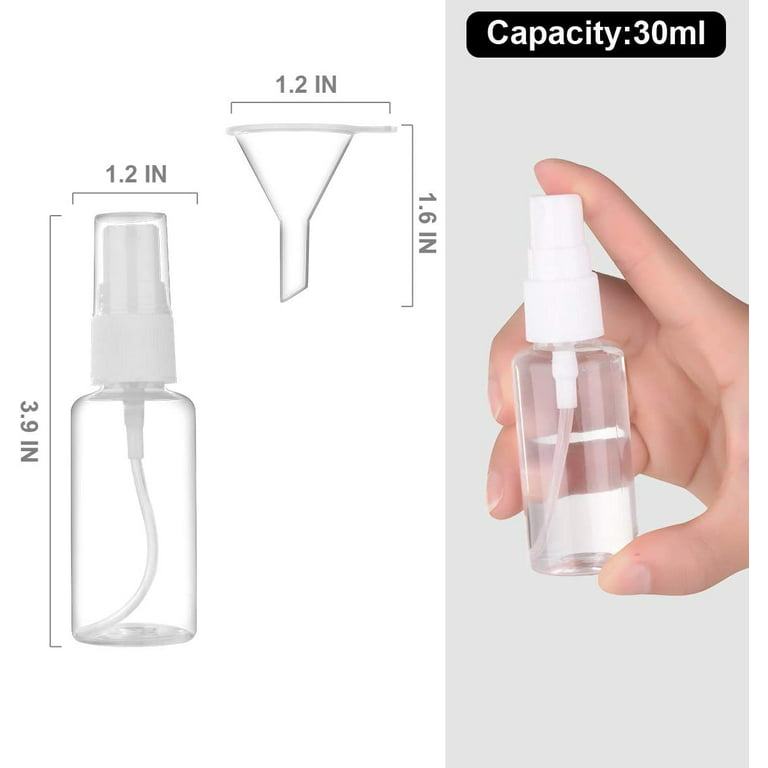 Spray Bottle, 1oz/30ml Small Plastic Fine Mist Spray Bottles, Mini