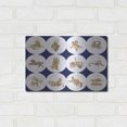 thumbnail image 3 of Luxe Metal Art 'Gilded Zodiac Signs' by Sue Schlabach, Metal Wall Art, 16"x12", 3 of 7