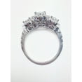 thumbnail image 6 of HeartsAndYou 5ct Oval Cut Moissanite Cocktail Ice Halo Engagement Ring for Women 18k White Gold over Silver, 6 of 6