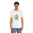 thumbnail image 4 of Peace Sign Unisex Jersey Short Sleeve T-shirts, 4 of 12