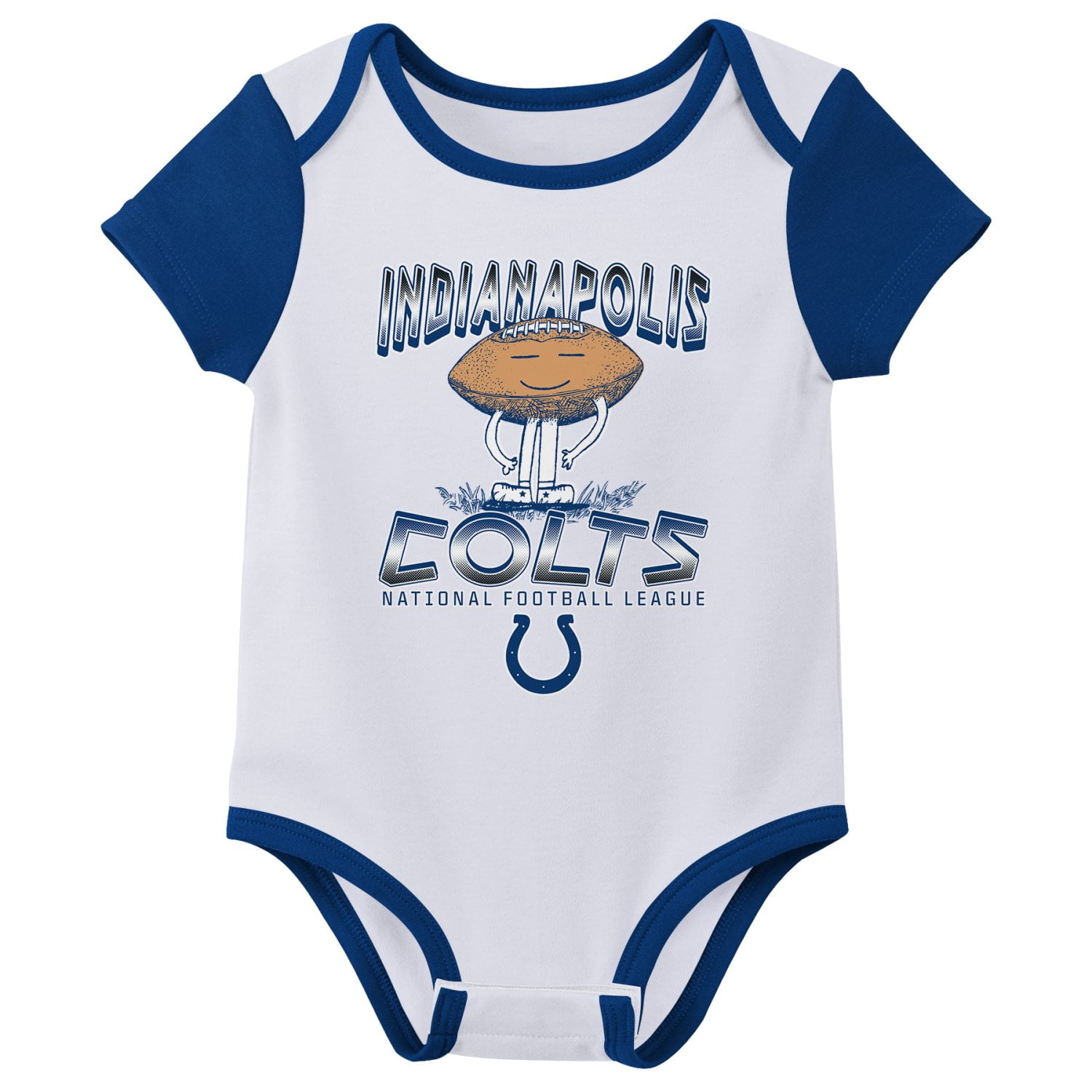 INDIANAPOLIS COLTS NFL Infant Boys 3 Pack Onesie Game Day Fan Apparel