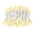 thumbnail image 2 of 100pcs Makeup Double Tip Swab Disposable Colorful Double Precision Tips Cotton Swabs Cosmetic Swab for WomenYellow, 2 of 5