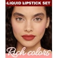 thumbnail image 5 of 12-Piece Liquid Lipstick Set - Long-Lasting Waterproof Matte And Glossy Lip Gloss Non-Stick Cup Lip Makeup With 12 Colors, 5 of 8
