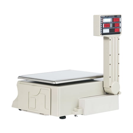 66LB Commercial Digital Scale with Price Computing, LCD/LED Display for Food, Fruit, Meat, Retail Store and Restaurant Kitchen Use