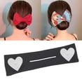thumbnail image 3 of Salón Mujer Verano Anudado Deft Bun Fashion Twist Print Hair Bands Cuerda F Hugo cintas para el pelo, 3 of 5