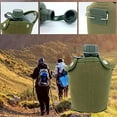 thumbnail image 5 of Plastic Military Canteen, 1 Quart Portable Army Water Bottle with Cup Sleeves and Waist Belt for Hiking Camping Climbing and Most Outdoor Activities, 5 of 6