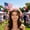 Pink, variant on Independence Day Faux Flower Leaf Headband, Adjustable Floral Crown for Patriotic Party Wedding Photo Holiday Hair Accessory,Hot Pink