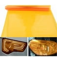 thumbnail image 4 of 12 x 48" Amber Orange Car Tint Headlight Tail Fog Light Vinyl Smoke Film Sheet, 4 of 11