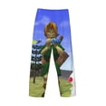 thumbnail image 3 of Lsque Pikmin Print Men's Pajama Pants, Lounge Pant - Comfortable Home Wear,Elastic Waistband, Stylish Design-Large, 3 of 9