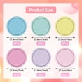 thumbnail image 2 of 48 platos de papel pastel – Platos de postre desechables de color macaron de 7 pulgadas en rosa, azul, amarillo, verde, morado y rosa claro para fiestas de cumpleaños, baby shower, bodas y, 2 of 4