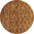 thumbnail image 1 of Ahgly Company Indoor Round Abstract Brown Modern Area Rugs, 5' Round, 1 of 4