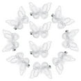thumbnail image 1 of 10Pcs Mariposas Pinza de pelo Bordado de encaje Mariposas Horquilla Accesorios para el cabello, 1 of 7