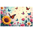 thumbnail image 3 of Floral Butterfly Backdrop Banner for Party Event Backdrop Photography Studio Decoration Photoshoot Wedding Garden Celebration Outdoor Background, 3 of 4