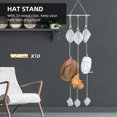 thumbnail image 3 of Hat Stand Hat Organizer Weaving Hat Storage Hanger Bohemian Style Wall Hanging Hat Rack Hanger Home Storage, 3 of 7