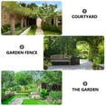 thumbnail image 2 of Miangastore Flower Garden Stake Decor Red Iron Weather Resistant 1Set, 2 of 8